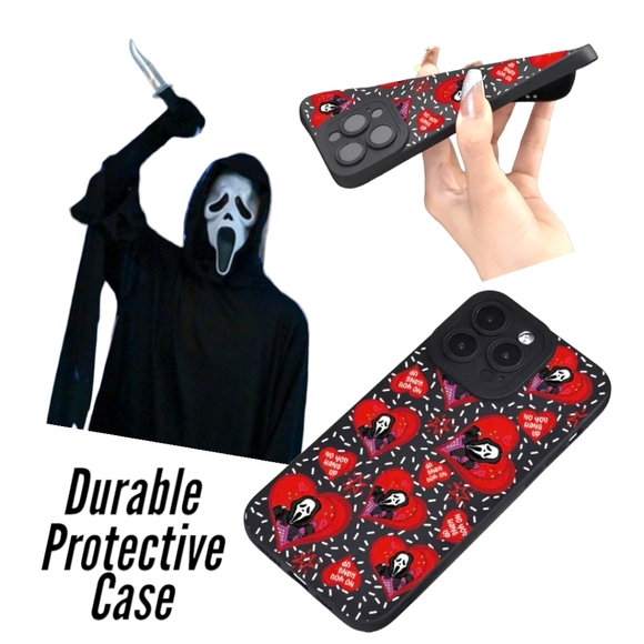 NWT!! SCREAMS GHOSTFACE IPHONE DURABLE CASE!! YOU HANG UP CASE!!🔥 - Picture 3 of 16